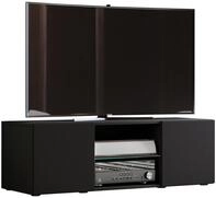 VCM TV-Lowboard LOWINA, schwarz, Holznachbildung
