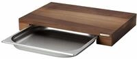 Continenta Multifunktionsbrett mit Schublade, natur, Holz