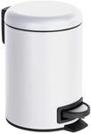 Wenko Treteimer Leman 3l wei&szlig;, Stahl