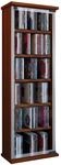 VCM CD/DVD-Turm CLASSIC, nussbaum, Holznachbildung