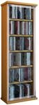 VCM CD/DVD-Turm CLASSIC, buche, Holznachbildung