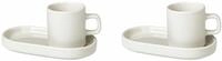 blomus 2er-Set Espressotassen MIO, creme, Keramik