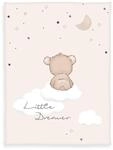Herding Soft-Peachdecke 75x100cm LITTLR DREAMER, beige, Polyester