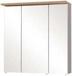 Stylife Spiegelschrank JELDA, grau, Holznachbildung