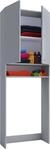VCM Waschmaschinenschrank LONA, grau, Holznachbildung