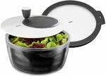 GEFU Salatschleuder ROTARE, schwarz/ silber, Kunststoff