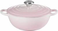 LE CREUSET La Mermite Br&auml;ter 24cm Shell Pink SIGNATURE, rosa,...