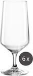 Leonardo Bierglas 6er-Set PUCCINI, klar, Kristallglas