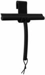 blomus Duschwischer mit Halter VIPO, schwarz, Silikon