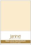 Janine Spannbetttuch JERSEY, creme, Baumwolle