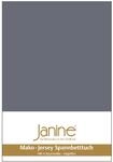 Janine Spannbetttuch JERSEY, grau, Baumwolle