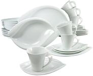creaTable Kombiservice 30-tlg ACACIA, Porzellan