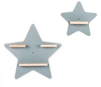 VCM Boarti Tonieregal - Stern Set, grau, Holznachbildung