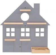 VCM Boarti Tonieregal - Haus, grau, Holznachbildung
