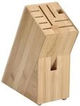 Zeller Present Messerblock, natur, Bambus