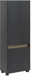 Stylife Hochschrank 57 cm COSMO, anthrazit, Holznachbildung