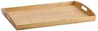 Zeller Present Serviertablett, natur, Bambus
