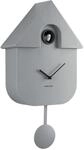 KARLSSON Wanduhr MODERN CUCKOO, grau, Kunststoff