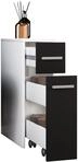 VCM Nischenschrank ZALO, schwarz, Holznachbildung
