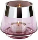 Fink Teelichthalter W-26, rosa, Glas