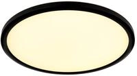 Globo Lighting LED-Deckenleuchte SAPANA, schwarz, Kunststoff