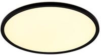 Globo Lighting LED-Deckenleuchte SAPANA, schwarz, Kunststoff