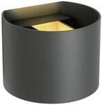 Lucide Wandleuchte XIO, grau, Aluminium