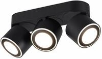Trio Leuchten LED-Ein-/Aufbauspot TAURUS, schwarz, Metall
