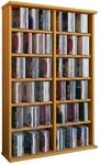 VCM CD/DVD-Turm RONUL, buche, Holznachbildung