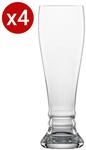 SCHOTT ZWIESEL 4-tlg. Weizenbiergl&auml;ser Set BEER BASIC, klar,...