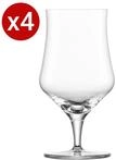 SCHOTT ZWIESEL 4-tlg. Biergl&auml;ser Set BEER BASIC, klar, Kristallglas