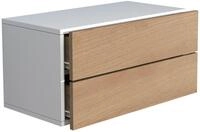 VCM Wandschublade USAL, weiss/braun, Holznachbildung