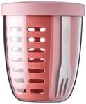 Mepal Fruitpot Vivid mauve ELLIPSE, rosa, Polyproplyen