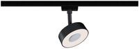 PAULMANN Schienenspot Circle URAIL, schwarz, Metall