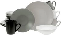 Creatable Kombiservice 16-tlg. MANHATTAN, multicolour, Steinzeug