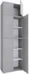 VCM Schuhschrank LONA XXL, grau, Holznachbildung