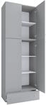 VCM Schuhschrank LONA XXL, grau, Holznachbildung