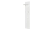 Garderobenpaneel Apuela - wei&szlig; - MDF-Platte - 30 cm - 152 cm - cm 23,0 - Sconto
