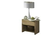 Nachtkommode Pia / Judith - holzfarben - 40 cm - 40 cm - cm 33,0 - Sconto