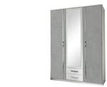 Kleiderschrank Duo - wei&szlig; - 135 cm - 199 cm - cm 58,0 - Sconto