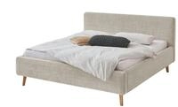 Polsterbett - beige - Materialmix - 201 cm - 105 cm - M&ouml;bel Kraft