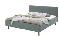 Polsterbett - blau - Materialmix - 201 cm - 105 cm - M&ouml;bel Kraft