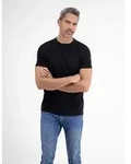 Doppelpack T-Shirt f&uuml;r Herren, Rundhals in Premium Baumwollqualit&auml;t - Black - S