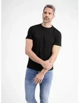 Klassisches Rundhals Herren T-Shirt - Black - XL