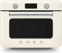 SMEG COF01CREU, Smeg COF01CREU Kompakt-Tisch-Dampfbackofen Creme