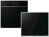 Gorenje Dark Pepper Set SID - Backofen BOS6737E20FBG + Induktionskochfeld...