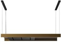 Falmec Light Inselhaube 180 cm Bronze
