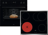 AEG 801419368, AEG AH62B1 Set Pyrolyse Einbauherd OE7P621AK +...