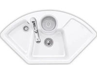 VILLEROY & BOCH 6708 01 KG, Villeroy & Boch Solo Eck Snow White - 6708 01 KG