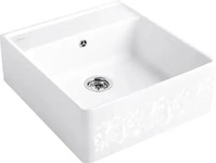 VILLEROY & BOCH 6320 61 KT, Villeroy & Boch Sp&uuml;lstein Einzelbecken White Pearl...